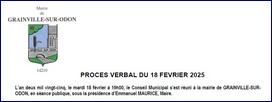 Liste des délibérations du 18 février 2025